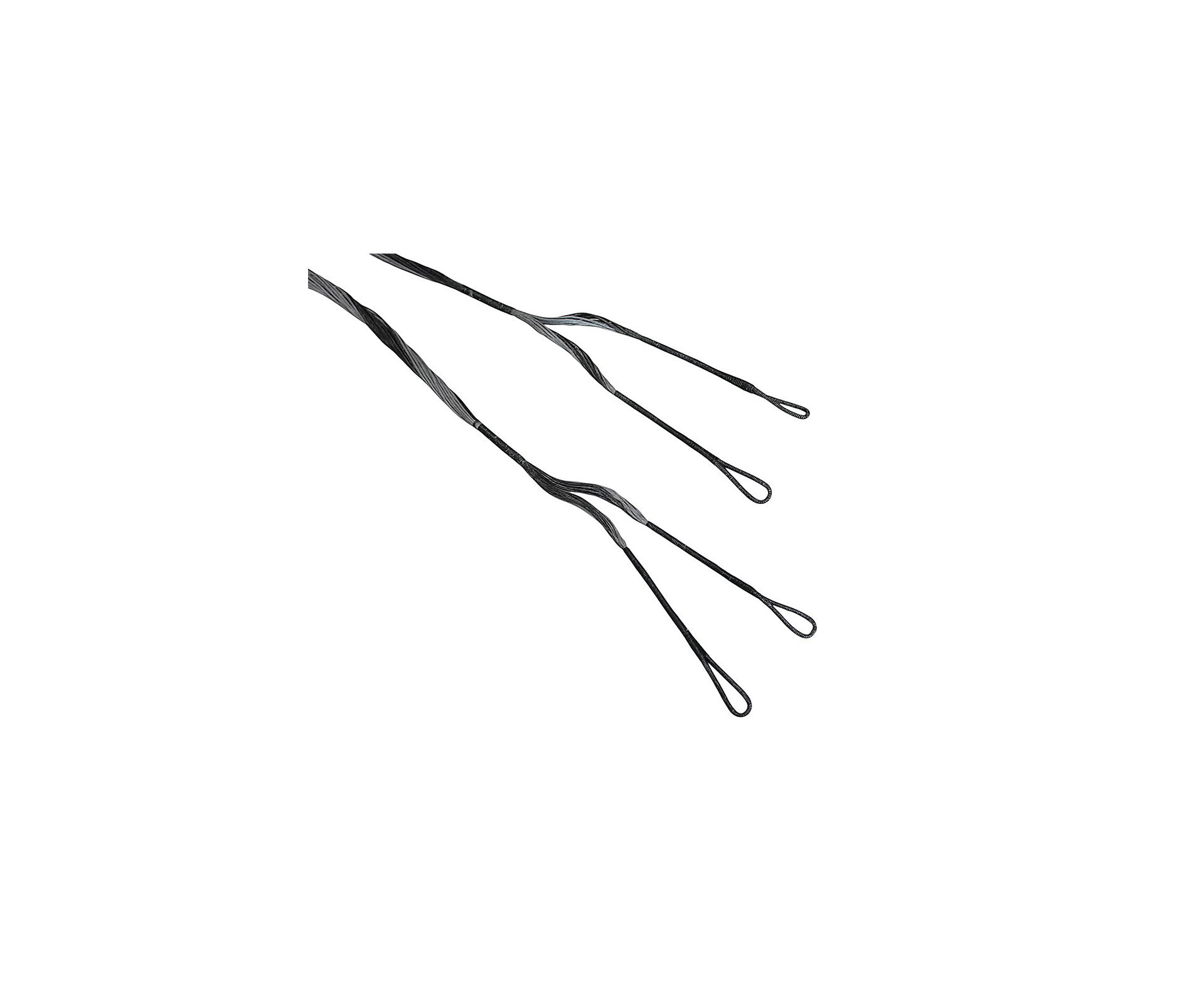 Conjunto de Cabos preto/cinza para Balestras HEX 400 210 Lbs- EK Archery