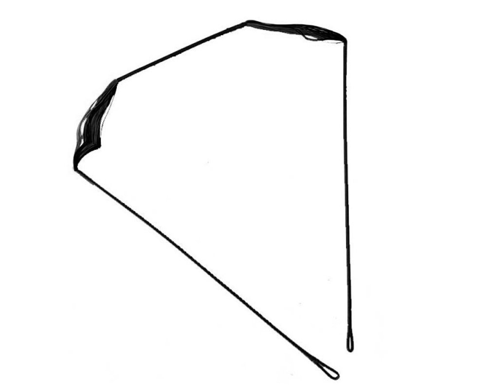 Corda de Disparo preto para Balestra Vulcan 400/415 200 Lbs- EK Archery