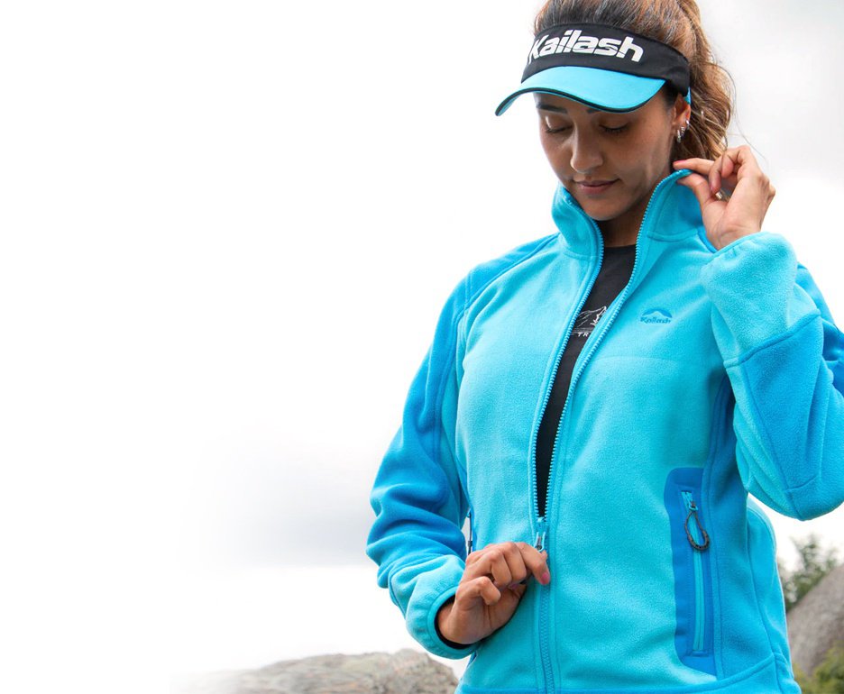 Jaqueta Kailash Fleece Lhotse Feminina Azul