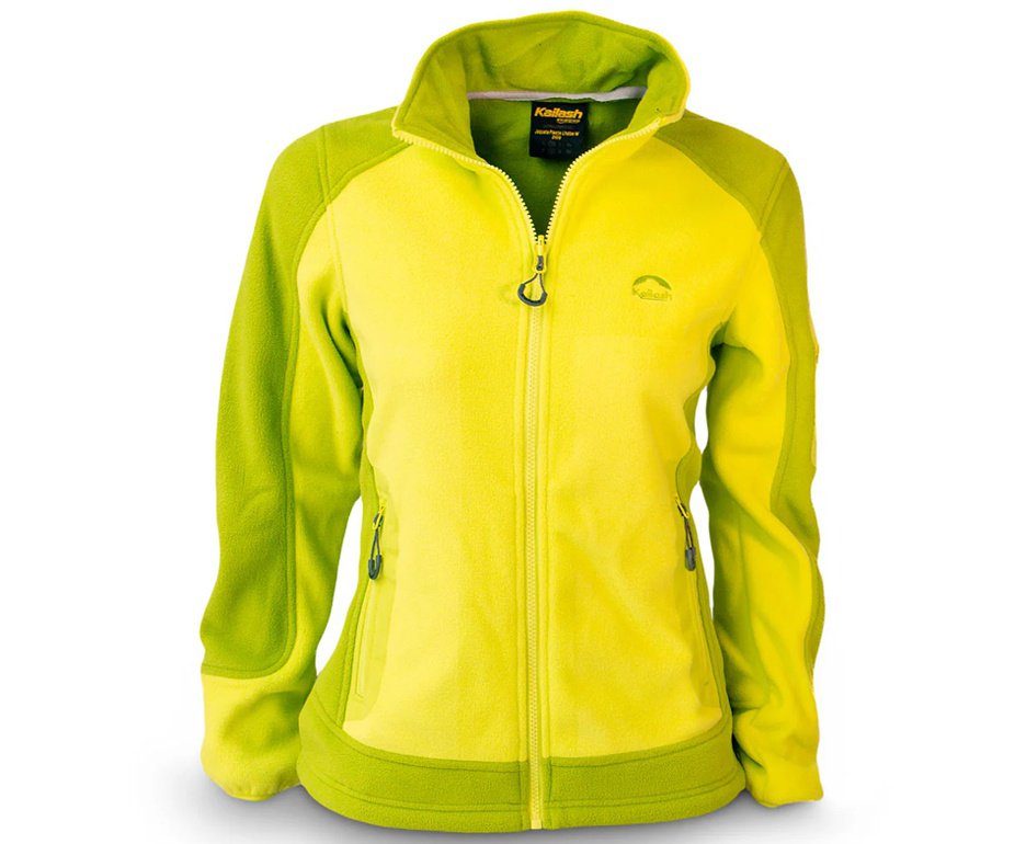 Jaqueta Kailash Fleece Lhotse Feminina Verde Limão