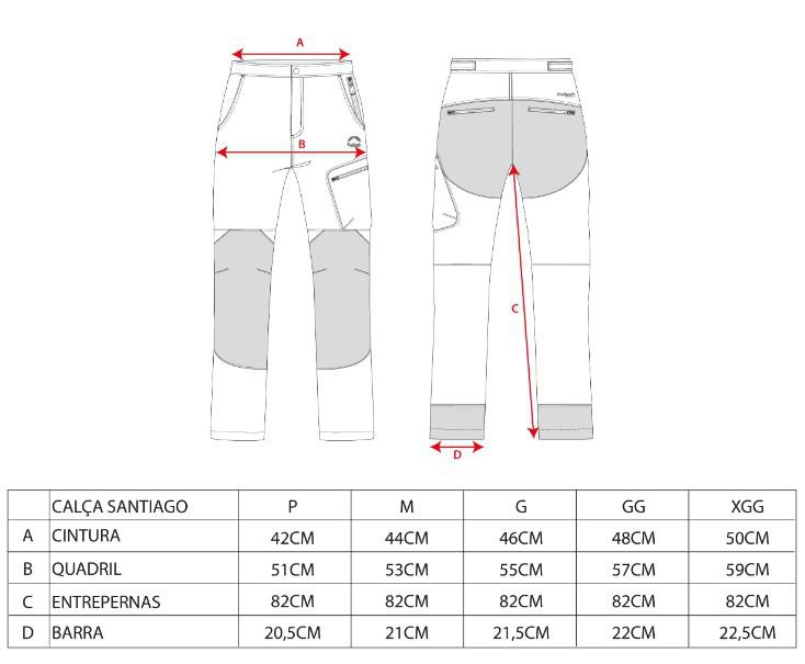 Calça Kailash Santiago Masculina Preta - Trilha, Trekking, Pesca, Aventura
