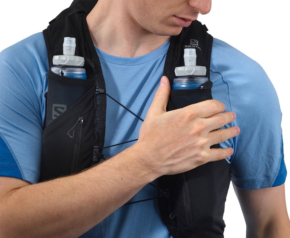 Colete de Hidratação/Mochila Salomon Adv Skin 12 Preto