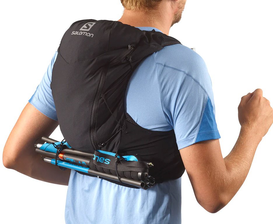 Colete de Hidratação/Mochila Salomon Adv Skin 12 Preto