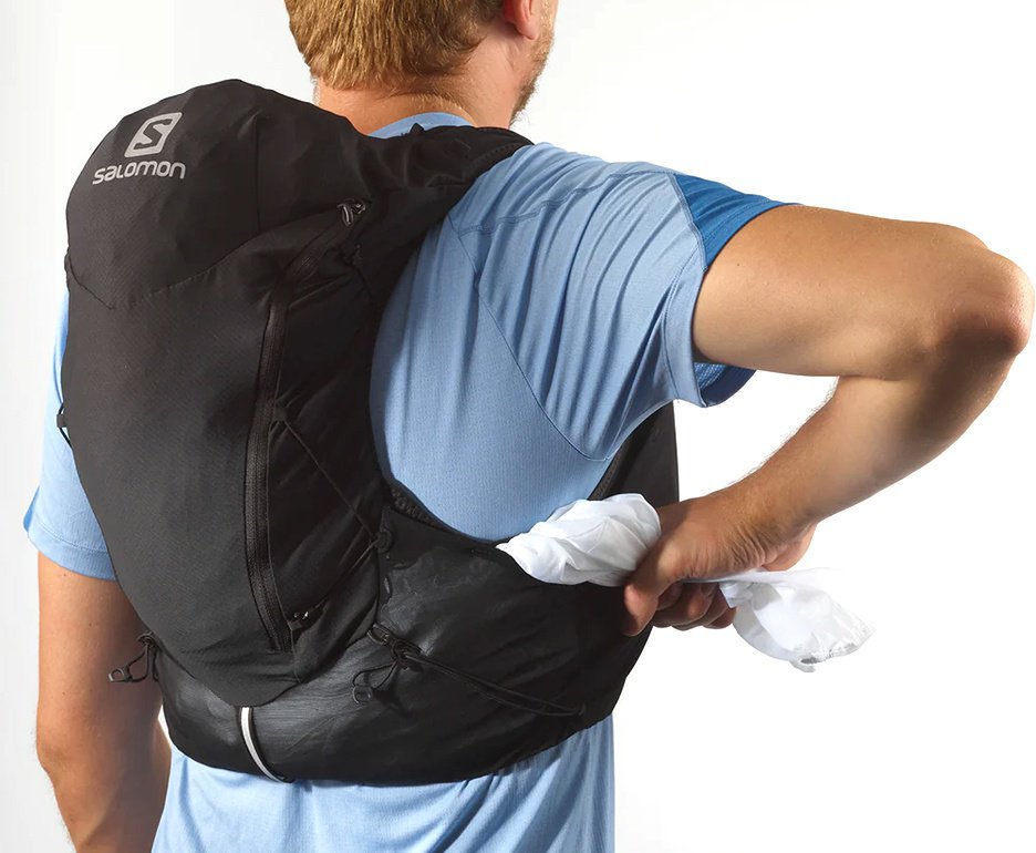 Colete de Hidratação/Mochila Salomon Adv Skin 12 Preto