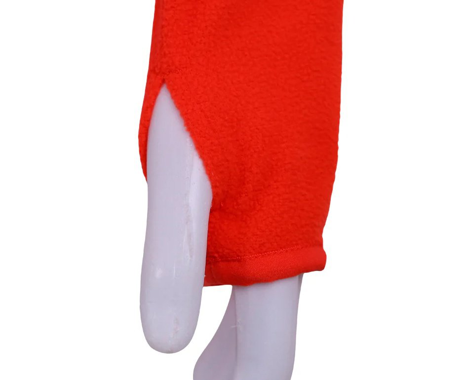 Jaqueta Kailash Fleece Chamonix 1/2 Ziper XLite Feminino Laranja Escuro