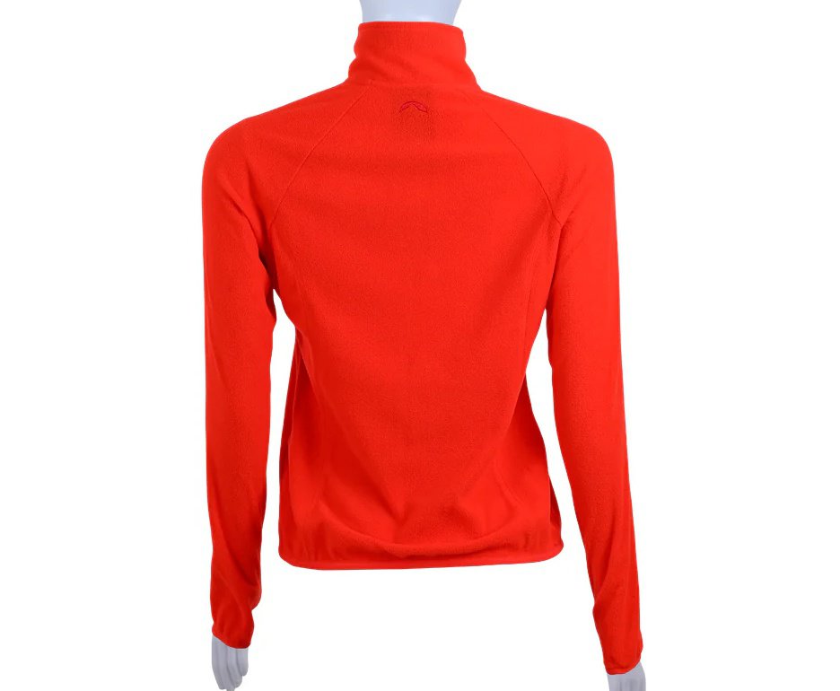 Jaqueta Kailash Fleece Chamonix 1/2 Ziper XLite Feminino Laranja Escuro