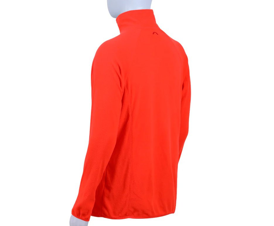 Jaqueta Kailash  Fleece Chamonix 1/2 Ziper XLite Masculino Laranja Escuro
