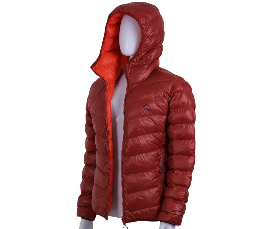 Jaqueta Kailash Puffer Double Patagonia Sintetica Feminino Vermelho/Laranja Escuro