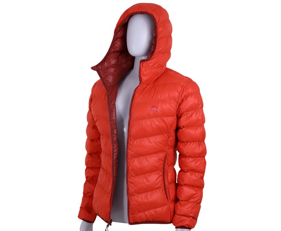 Jaqueta Kailash Puffer Double Patagonia Sintetica Feminino Vermelho/Laranja Escuro