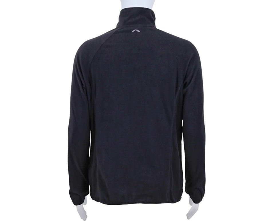 Jaqueta Fleece Kailash Chamonix 1/2 Ziper XLite Masculina Preto