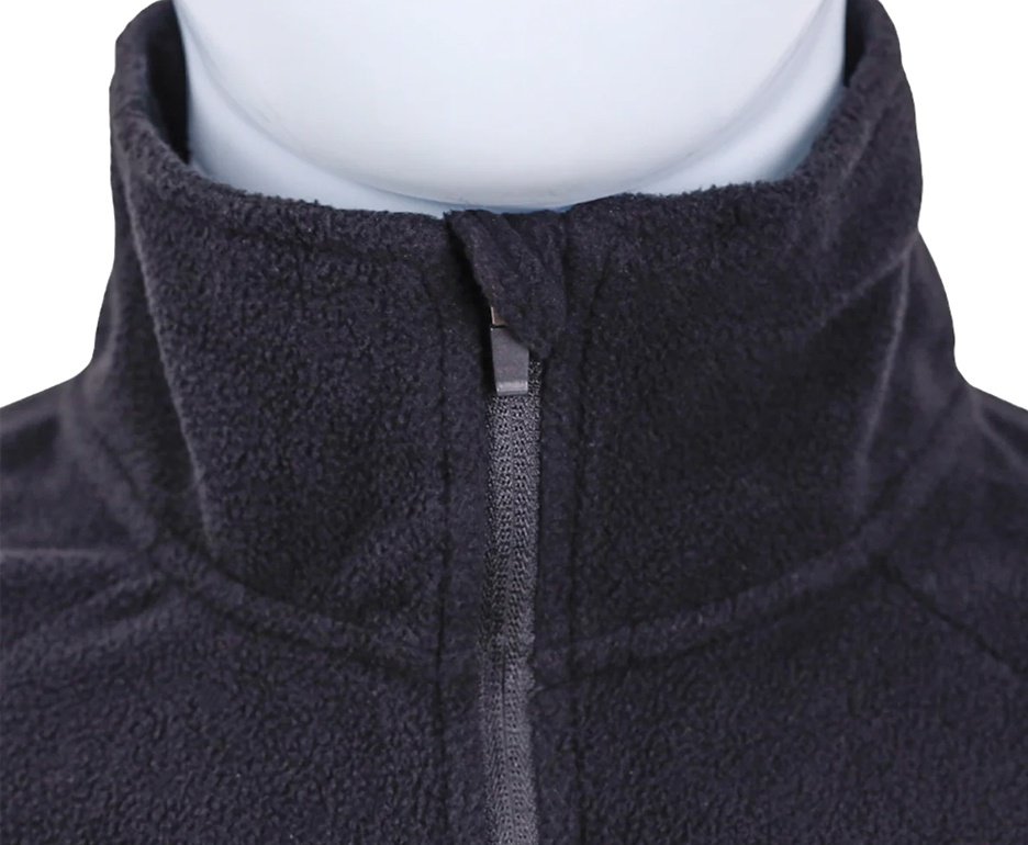 Jaqueta Fleece Kailash Chamonix 1/2 Ziper XLite Masculina Preto