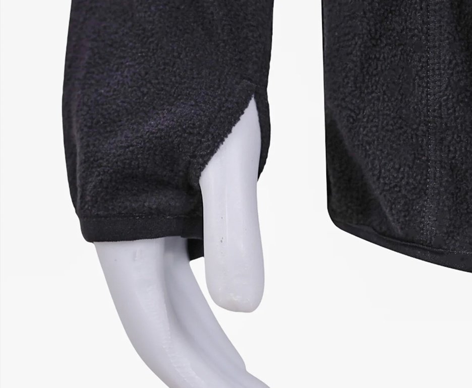 Jaqueta Fleece Kailash Chamonix 1/2 Ziper XLite Masculina Preto