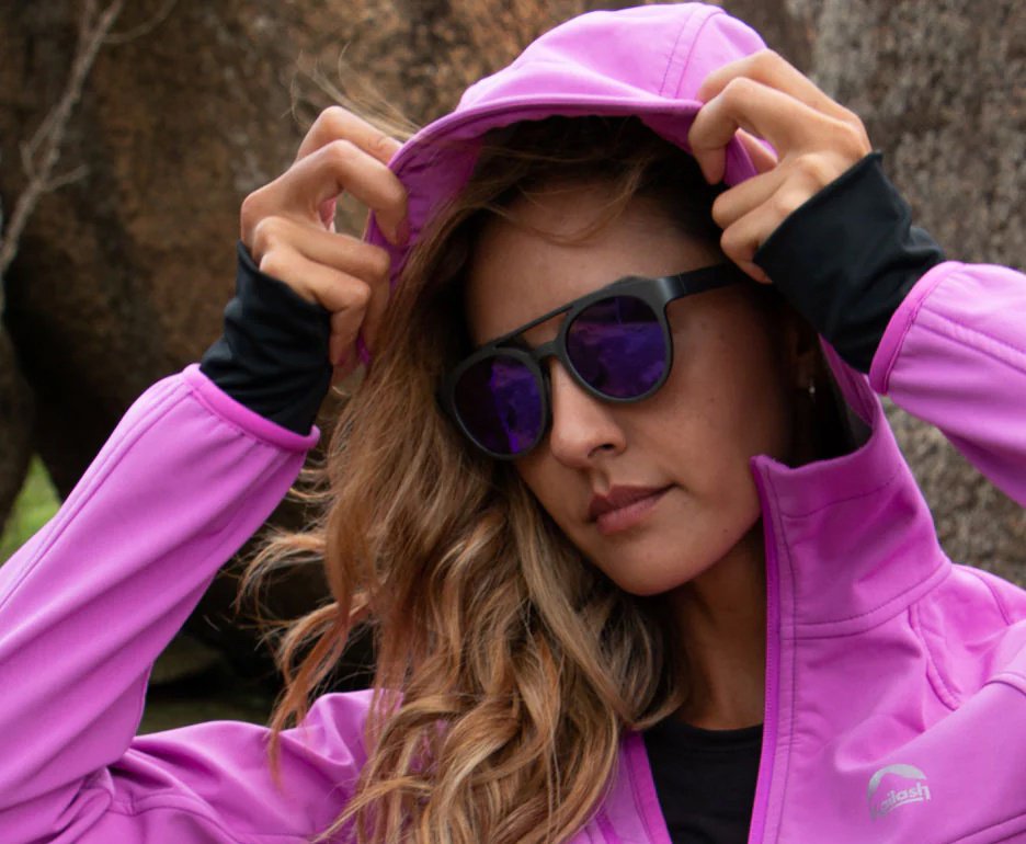 Jaqueta Kailash Softshell com Capuz Aspen Fem. Roxa