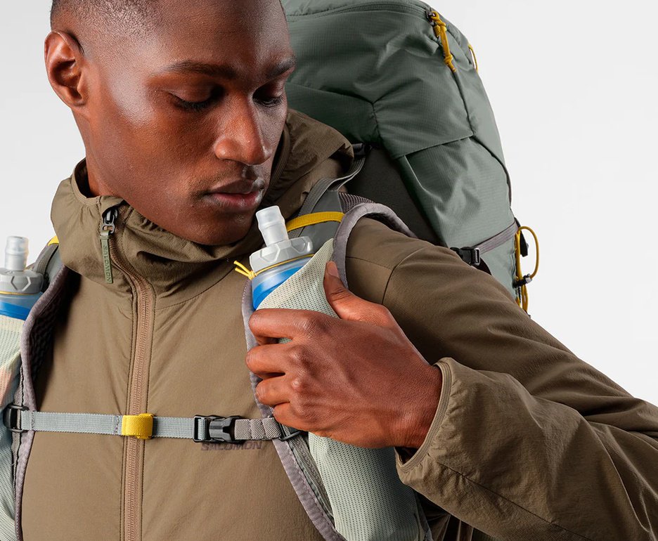 Mochila Salomon Aerotrek 40 Sedona Sage/Seagrass/Iron