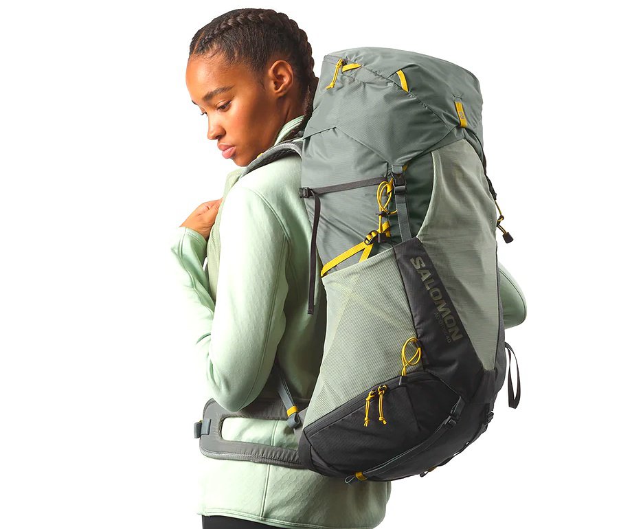 Mochila Salomon Aerotrek 40 Sedona Sage/Seagrass/Iron