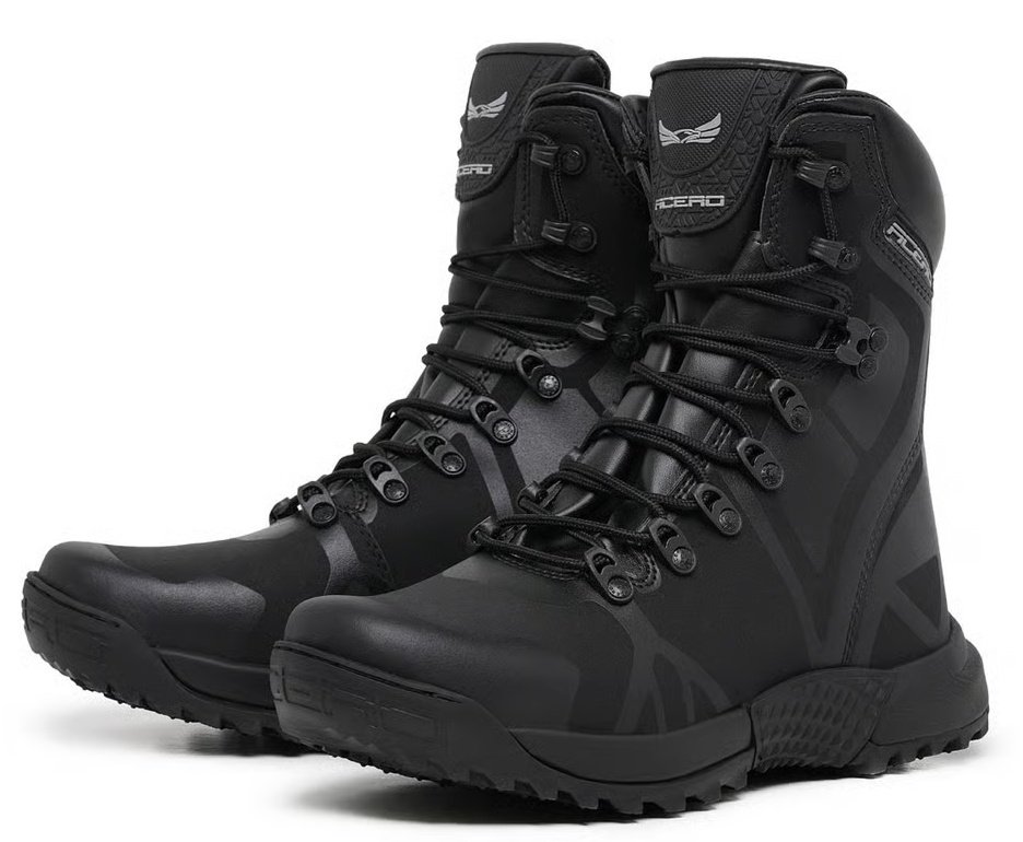 Bota Coturno Acero Alfa Tech Latego Preto