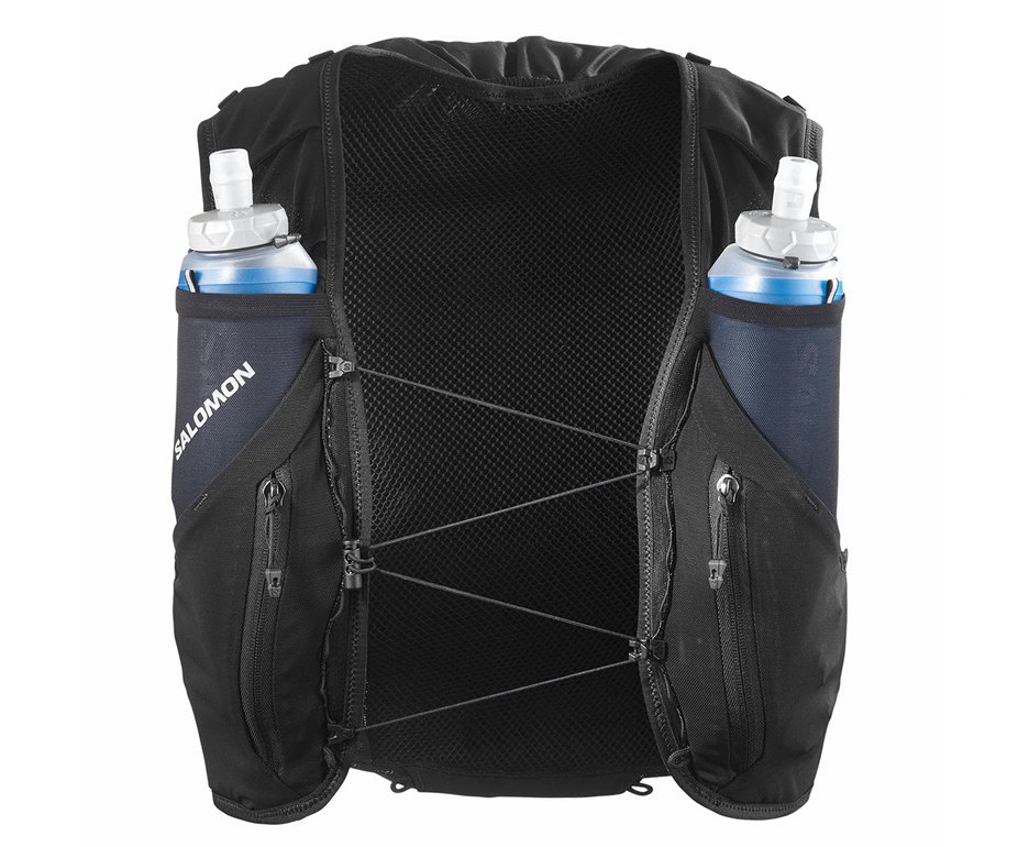 Colete/Mochila Hidratação Salomon Adv Skin 12 Set Black