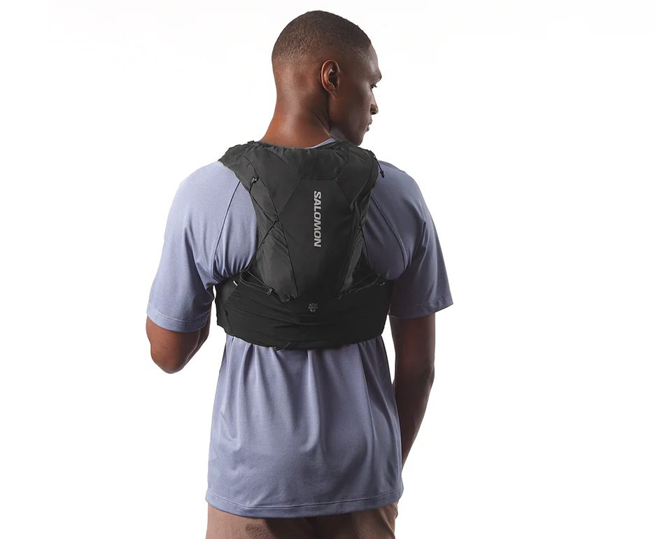 Colete/Mochila Hidratação Salomon Adv Skin 12 Set Black