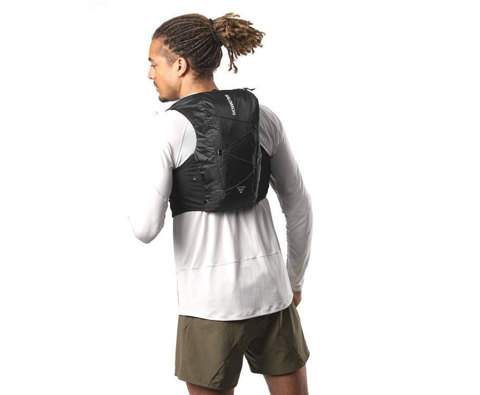 Mochila Salomon Act Skin 8 No Flakes Black/Metal