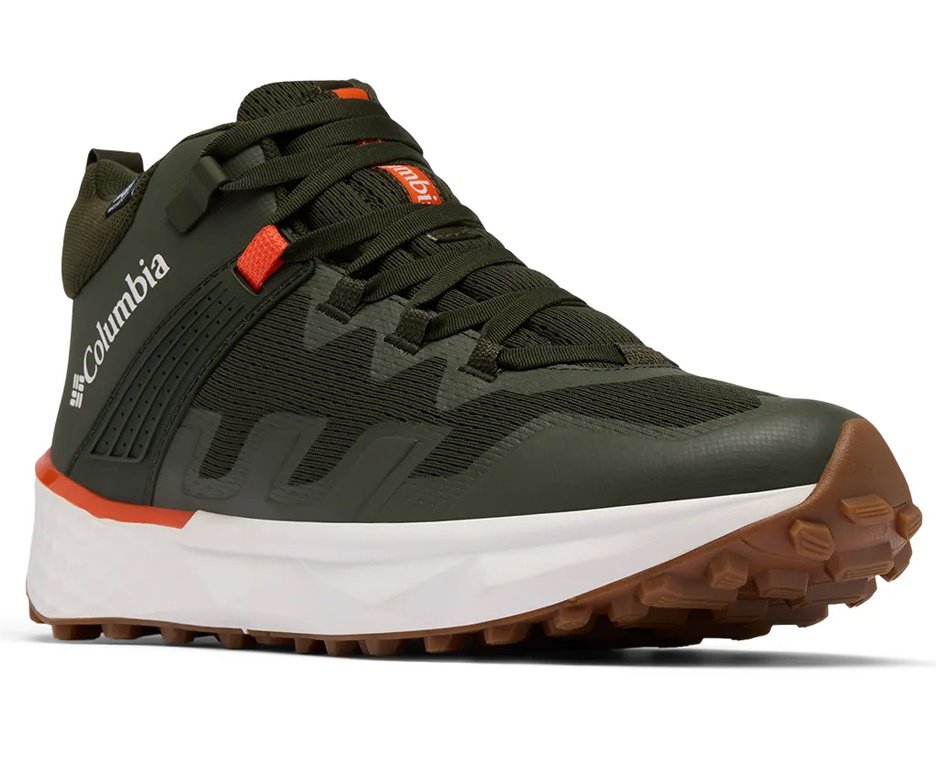 Bota Columbia Masculina Facet™ 75 Mid Outdry™  GreenScape/Red - Verde Musgo