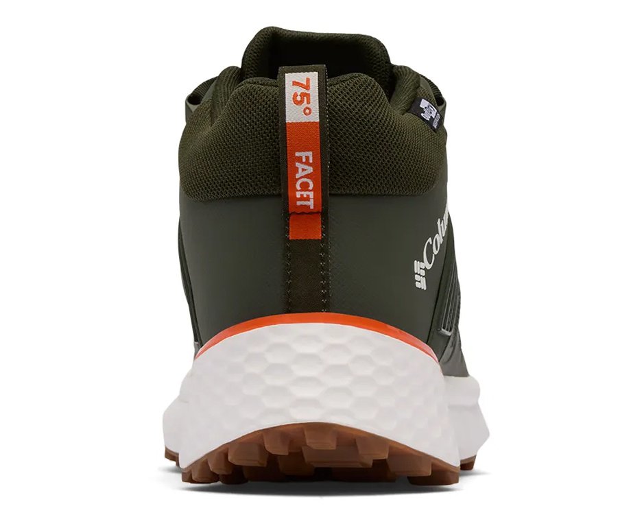 Bota Columbia Masculina Facet™ 75 Mid Outdry™  GreenScape/Red - Verde Musgo