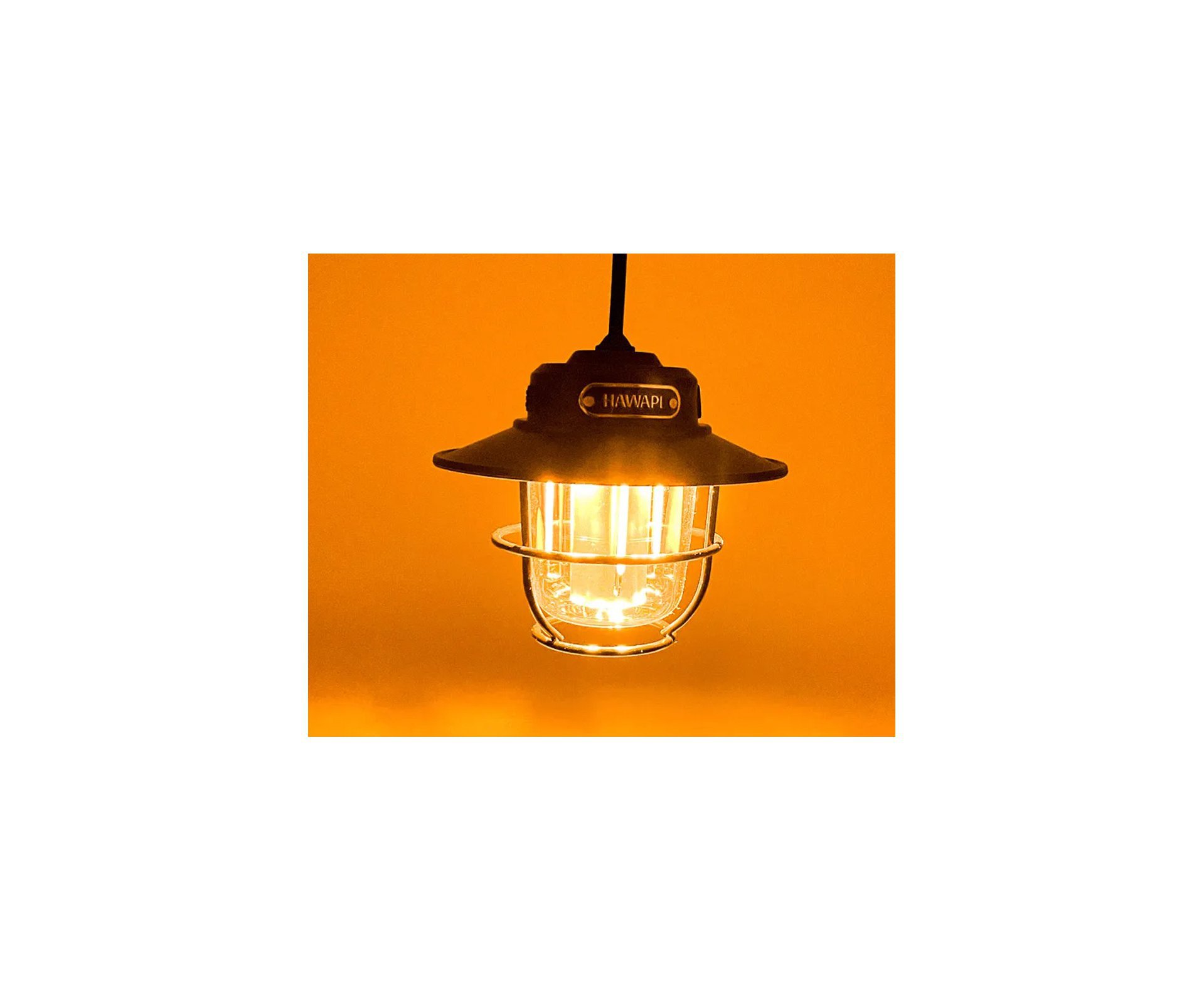 Lampião Hawapi 250 Lumens, 4 Modos Entrada USB
