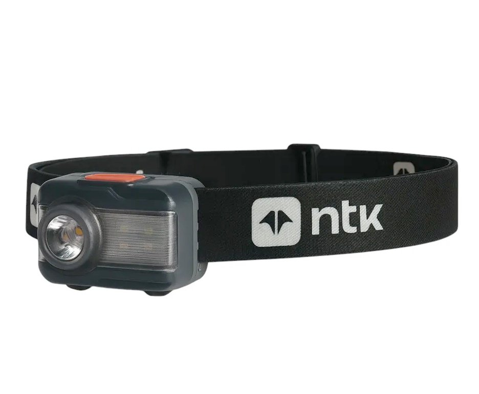 Lanterna de Cabeça NTK Dual 400 Lumens com Carregamento Híbrido
