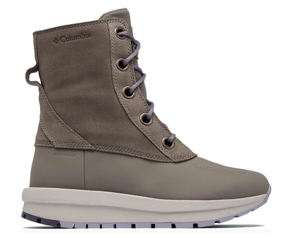 Bota Columbia Feminina Moritza Shield Omniheat Wet Sand/Lavander