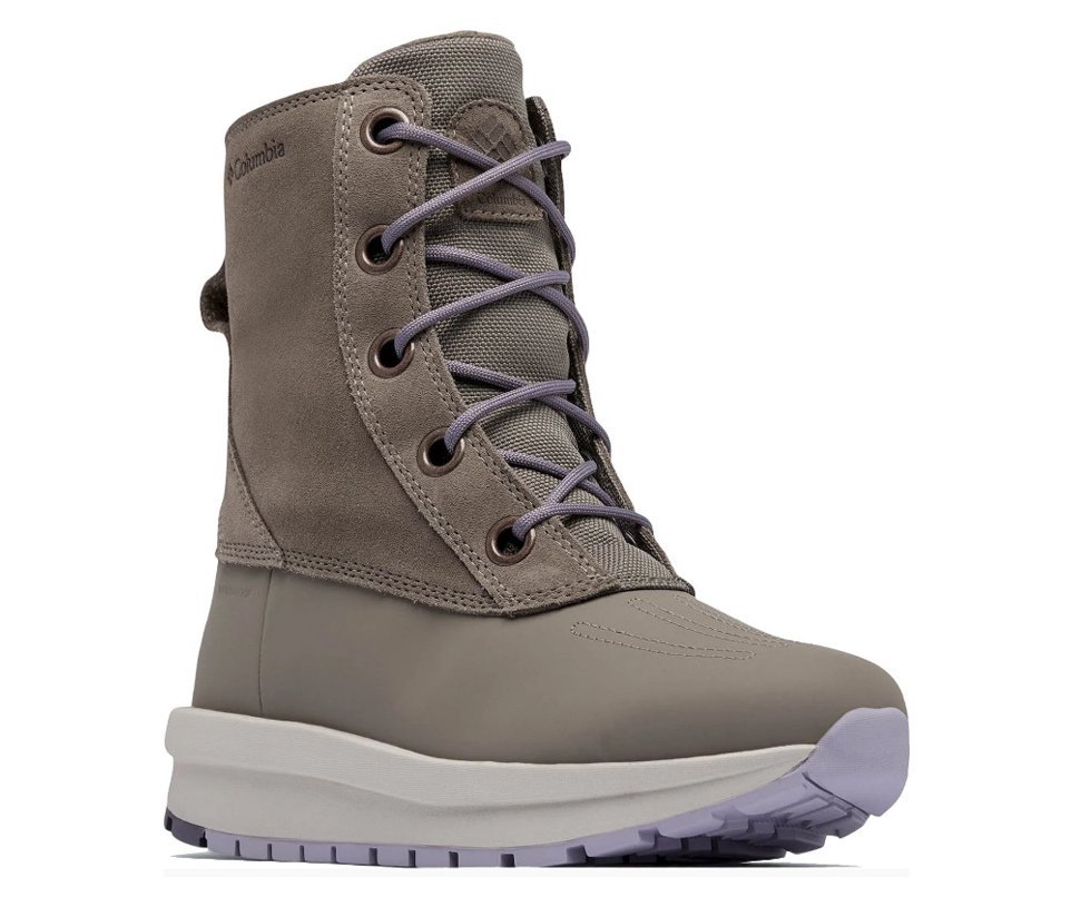 Bota Columbia Feminina Moritza Shield Omniheat Wet Sand/Lavander