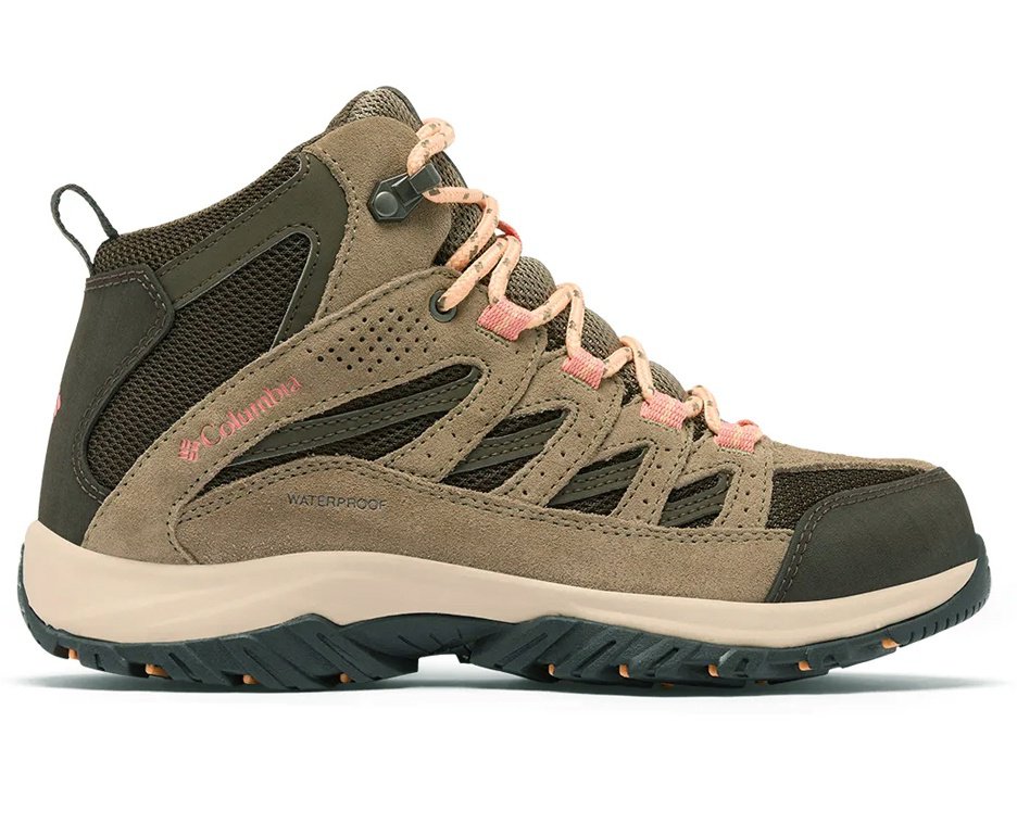 Bota Columbia Crestwood Mid Waterproof Feminina - Cordovan/Mud
