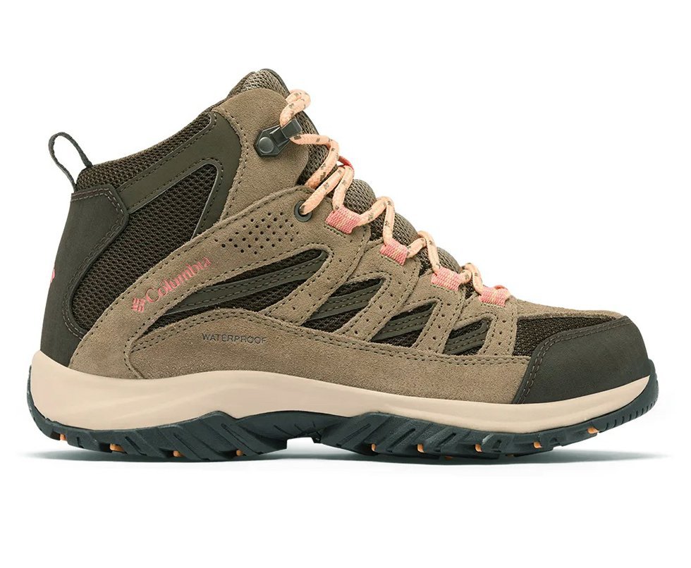 Bota Columbia Feminina Crestwood Mid Waterproof - Cordovan/Mud