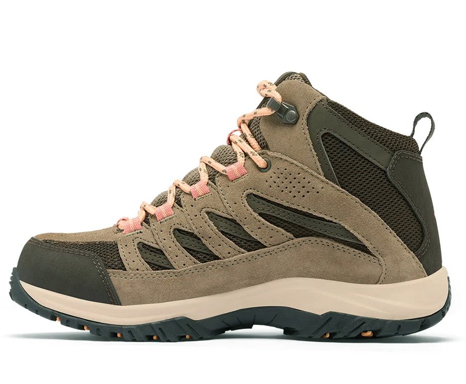 Bota Columbia Crestwood Mid Waterproof Feminina - Cordovan/Mud