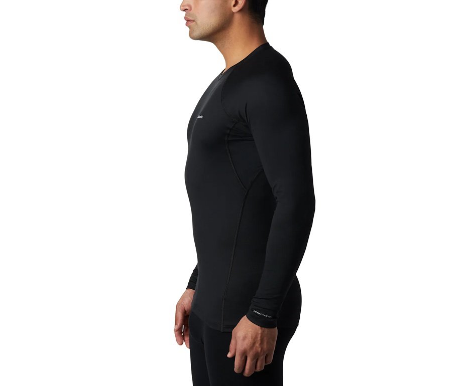 Blusa Térmica Columbia HeavyWeight Stretch Long Sleeve - Black