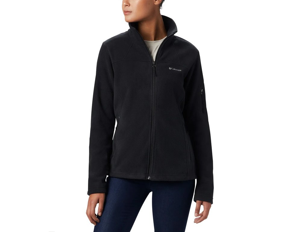 Jaqueta Fleece Columbia Feminina Fast Trek™ II - Preta