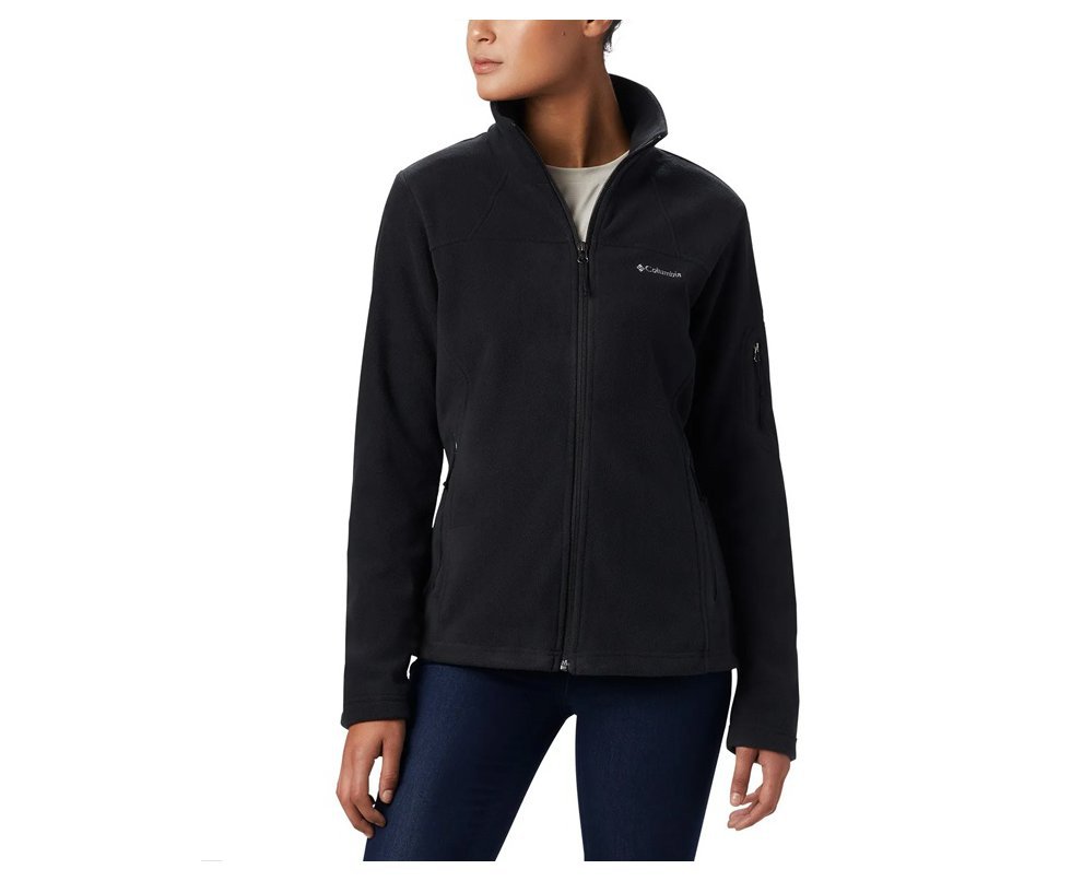Jaqueta Fleece Columbia Feminina Fast Trek™ II - Preta