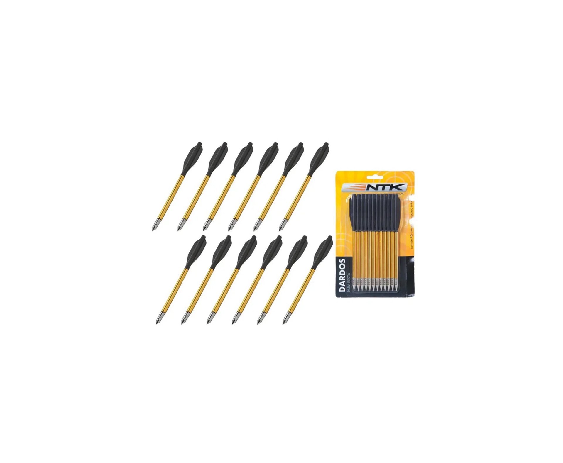 Besta / Balestra Recurvo 80lbs Mk-80A4PL Man Kung + Kit 12 Setas de Alumínio + Alvos