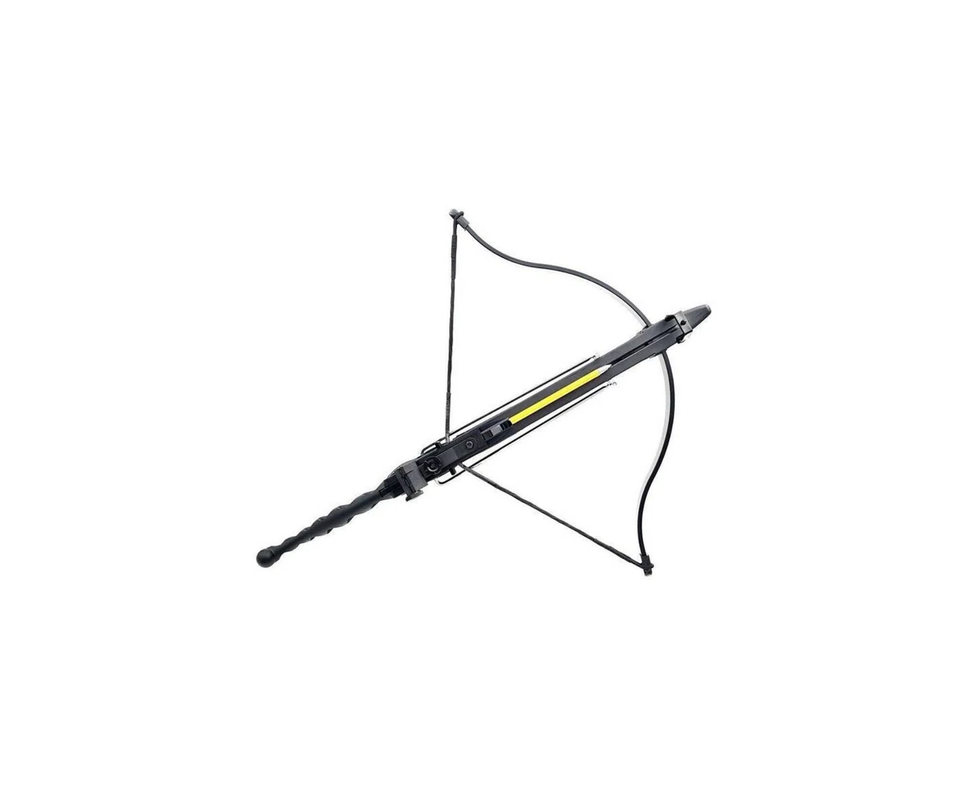 Besta / Balestra 80 libras Cobra Black Polímero - EK Archery + Kit 12 Setas + Alvos