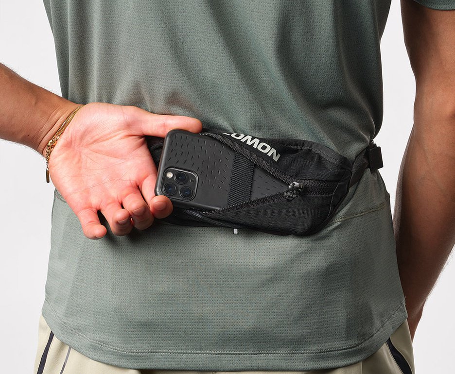 Cinto Esportivo Salomon Active Sling Belt Black/Metal