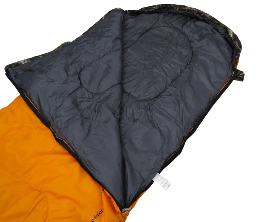 Saco de Dormir Nautika Viper Legendários - Preto/Laranja/Camuflado