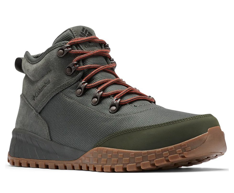 Bota Columbia Fairbanks Mid Deep Masculina - Olive/Desert