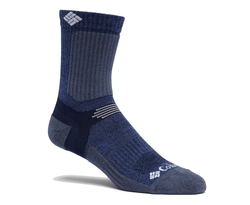 Meia Masculina  Columbia Crop Hike Crew Lightweight  - Collegiate Navy