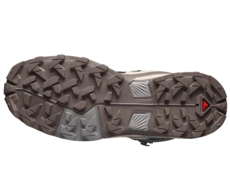 Bota Salomon Feminina X Ultra 5 Mid GORE-TEX - Excali/Iron/Gull