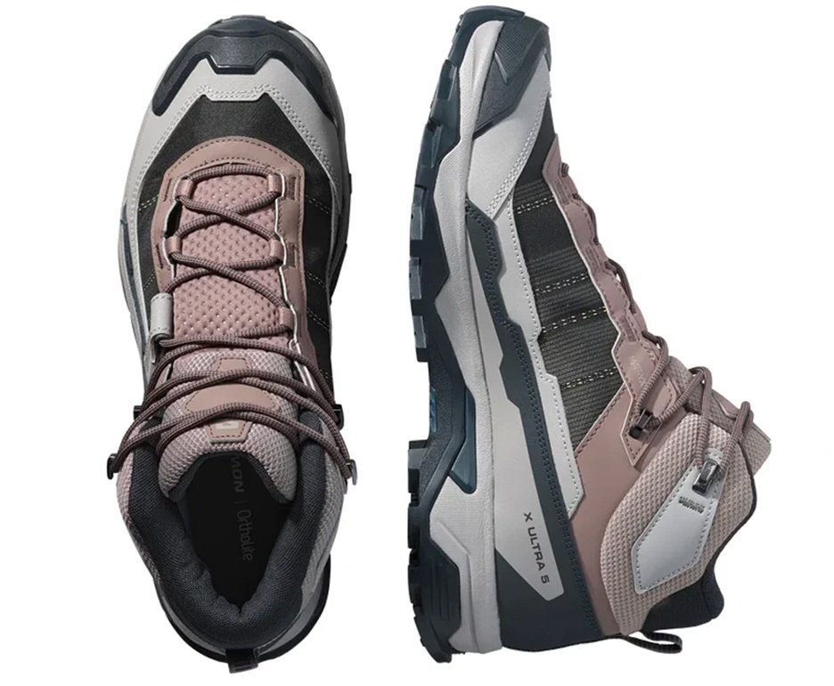 Bota Salomon Masculina X Ultra 5 Mid GORE-TEX Iron/Dknavy/Gull