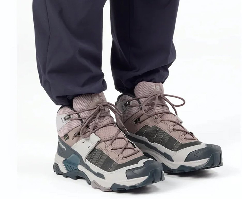 Bota Salomon Masculina X Ultra 5 Mid GORE-TEX Iron/Dknavy/Gull