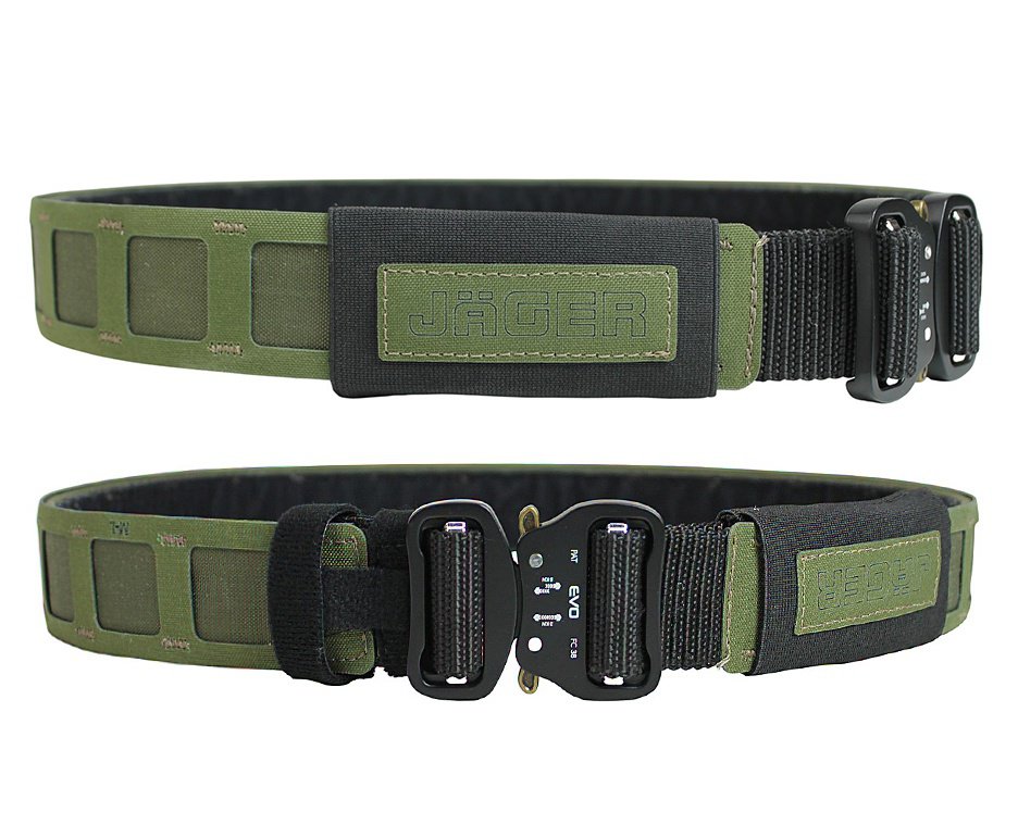 Cinto Evo Tactical Jager Outer Belt 2.0 Tático Militar XG 126cm - Verde