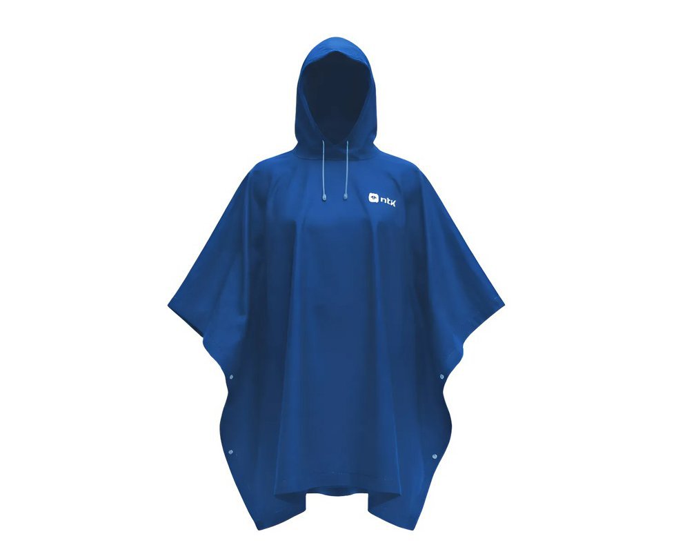 Capa de Chuva Poncho Compacto Impermeável NTK - Azul