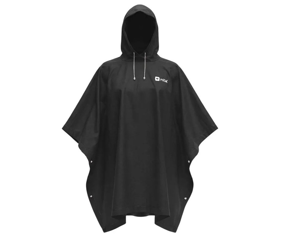 Capa de Chuva Poncho Compacto Impermeável NTK - Preto