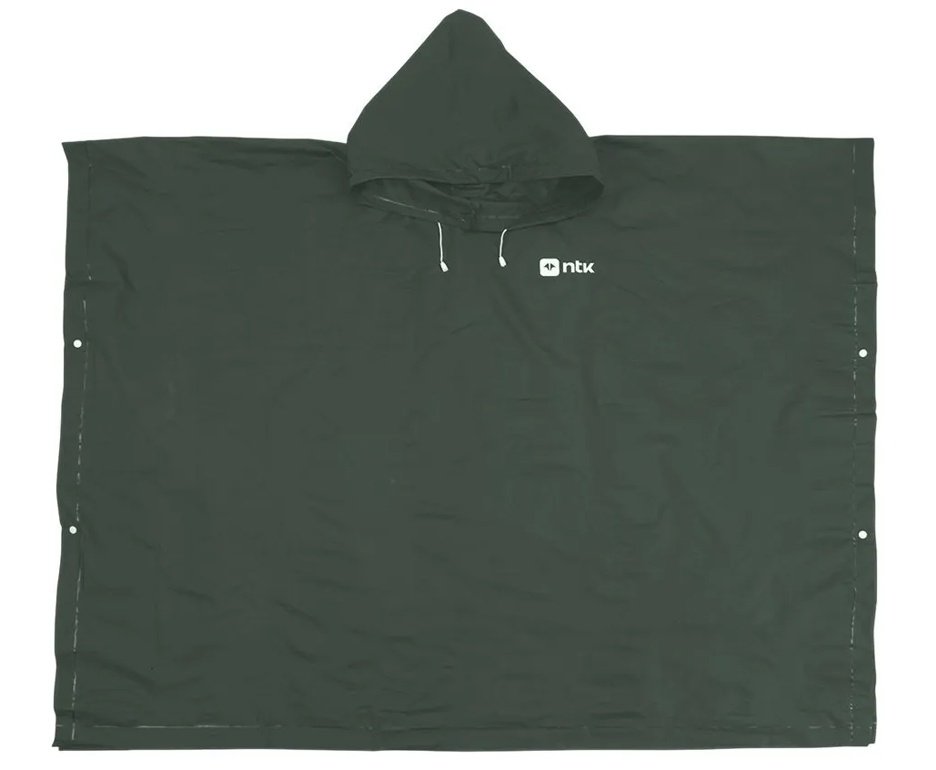 Capa de Chuva Poncho Compacto Impermeável NTK - Verde