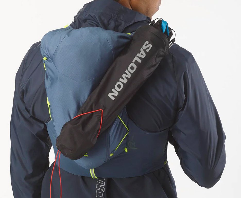 Porta Bastão para Caminhada Salomon Custom Quiver - Preto