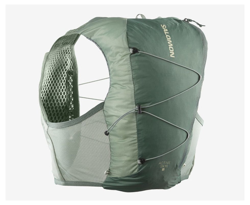 Mochila/ Colete de Hidratação Salomon Adv Skin 8 No Flasks Laurel Wreath/Lily